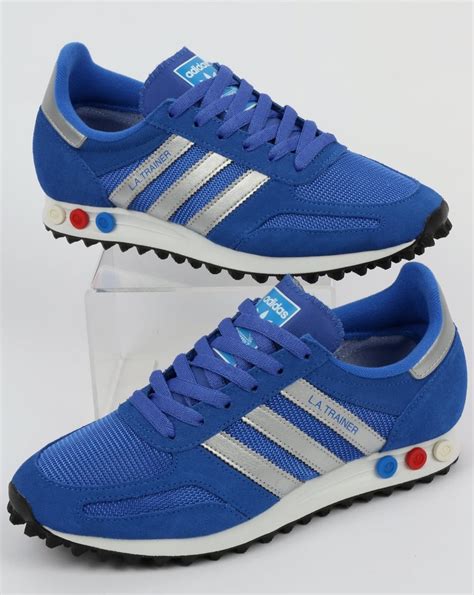 adidas la trainer blue|Adidas originals la trainer blue.